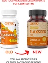 Deva Vegan Omega-3 Flaxseed Oil Supplement - 1000 MG Per Serving - Cold-Pressed & Unrefined - Fish Oil Alternative - with Omega-3 ALA - 90 Capsules, 12-Pack 3