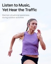 SHOKZ OpenRun Pro - Open-Ear Bluetooth Bone Conduction Sport Headphones, Sweat Resistant Wireless Earphones for Workouts and Running with Premium Deep Bass- Built-in Mic, with Hair Band, Black 5