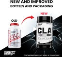 Nutrex CLA 90 Soft Gels - 1000mg Conjugated Linoleic Acid Active Blend from Safflower Oil - Stimulant-Free Metabolism Booster Pills for Weight Loss 3