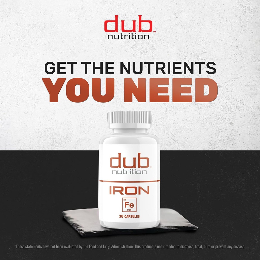 Iron - Iron Supplement, Efficient Absorption & Gentle on Stomach - No Nausea, No Synthetic Fillers - Small Clean Gelatin Capsules - Supports Daily Nutritional Needs - 30 Capsules 5