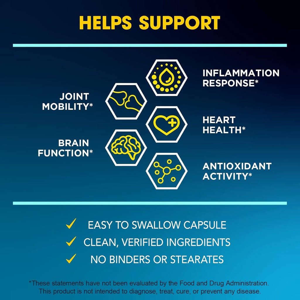 BioEmblem Turmeric Curcumin with Clinically Studied TurmiPure - 1 Small Cap Daily, 24x More Absorption Than Others - Non-GMO - Joint Support, Healthy Inflammation Turmeric Supplements, 60 Serving 3