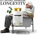 100% Natural Super Spermidine Supplements for Women and Men | 4X Ingredients to Supercharge Your Cellular Health and Hair Growth | Anti Aging Supplement Box 3