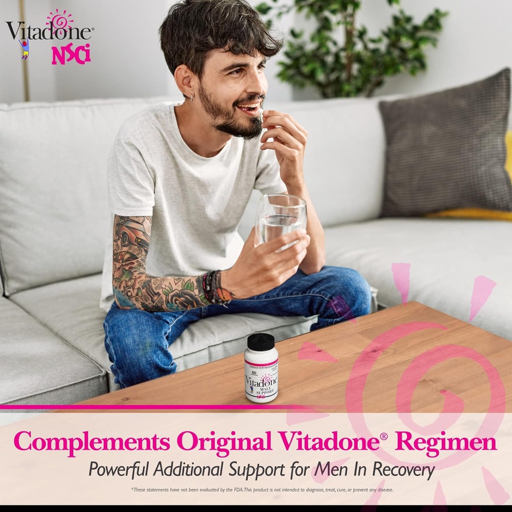 NSC Male Bedroom Support - Nutrients for Wellness in The Bedroom - Complements Original Balance Systems, Moods, Mens Energy & Vigor - Niacin, Zinc, Fenugreek, Maca Powder, Caffeine - 60 ct. 5