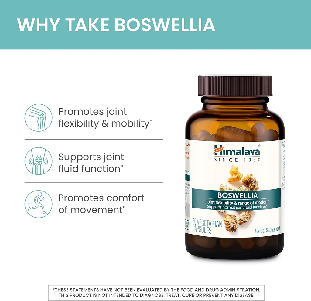 Himalaya Boswellia, Joint Support for Mobility and Flexibility, Promotes Tissue Preservation, 250 mg, 120 Capsules 5