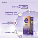 [Day&Night TotalCare Set] Good Night Collagen, Low Molecular Collagen 5000, Powder Stick Halal Certified Korean Marine Collagen, Fish Collagen, Vitamin C, Glutathione, Fast Absorption 6