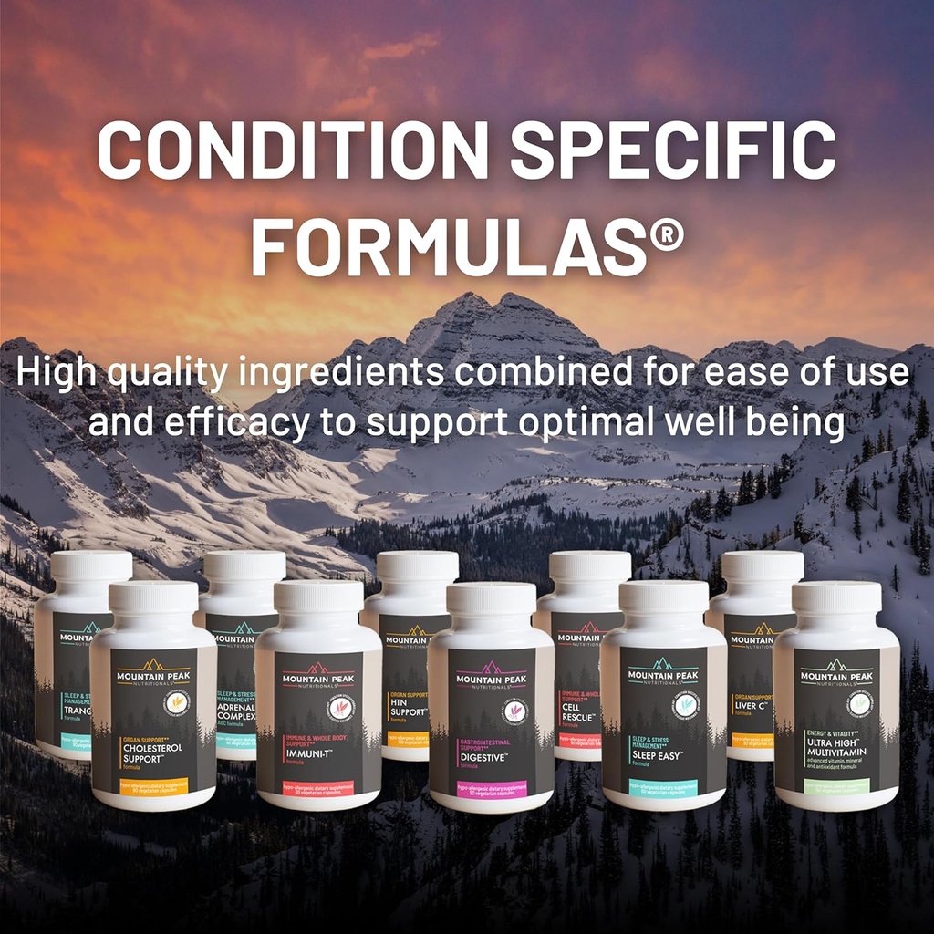 Mountain Peak Nutritionals Ultra High Multivitamin for Men & Women - with Vitamins A, B12, B6, C, D, E, Magnesium, Zinc, Folic Acid, Digestive Enzymes & Probiotics (180 Vegetarian Capsules) 6