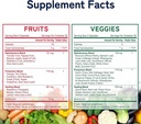 Fruit and Veggies Supplement - 180 Capsules Total - Non GMO, Soy Free (Pack of 2) 3
