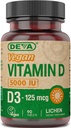 DEVA Vitamin D3 5000 IU, Sunshine Supplement, 125 mcg of Vegan D3, 90-Count Bottle 2