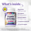 Purely Inspired All-in-One Vegan Protein Powder for Men & Women, French Vanilla (16 Servings) - Plant-Based Organic Protein Powder for Shakes & Smoothies - Gluten-Free Nutritional Meal Replacement 4