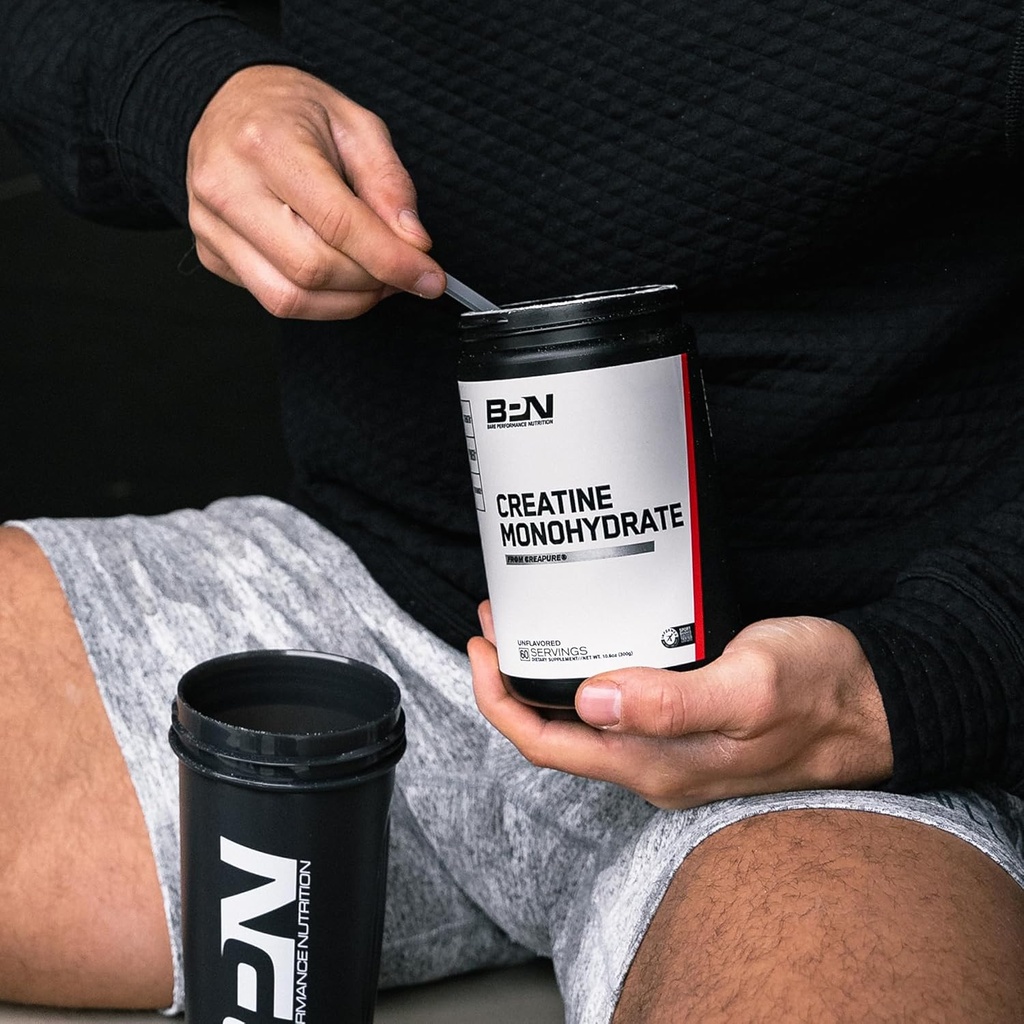 BARE PERFORMANCE NUTRITION, BPN Pure Creatine Monohydrate Powder by Creapure, 5g of Creatine per Serving, Supports Muscle Growth, Unflavored Creatine Powder, 30 Servings 6