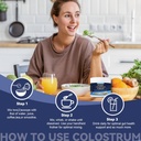 Totaria Bovine Colostrum Supplement Powder for Gut Health, Hair Growth, Beauty and Immune Support - USA Farm Grass Fed - No Fillers, GMP Certified Calostro Bovino para Adultos Organico, 60 Servings 4