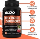 Thyroid Support & Lymphatic Drainage Supplements - Thyroid Supplement Complex Vitamin & Lymphatic Support Total Herbal Cleanse Products with Echinacea - Lymph Node Detox Cleanse System Drainage 3