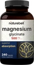 NatureBell Magnesium Glycinate Capsules 500mg & Colostrum Capsules 1,000mg Per Serving Bundle Pack | Chelated & Purified Mineral | Mother’s First Milk from Grass Fed Bovine 3