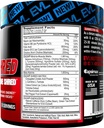 EVL Ultimate Pre Workout Powder - Thermogenic Fat Burn Support Preworkout Powder Drink for Lasting Energy Focus and Stamina - ENGN Shred Intense Creatine Free Preworkout Drink Mix - Fruit Punch 3