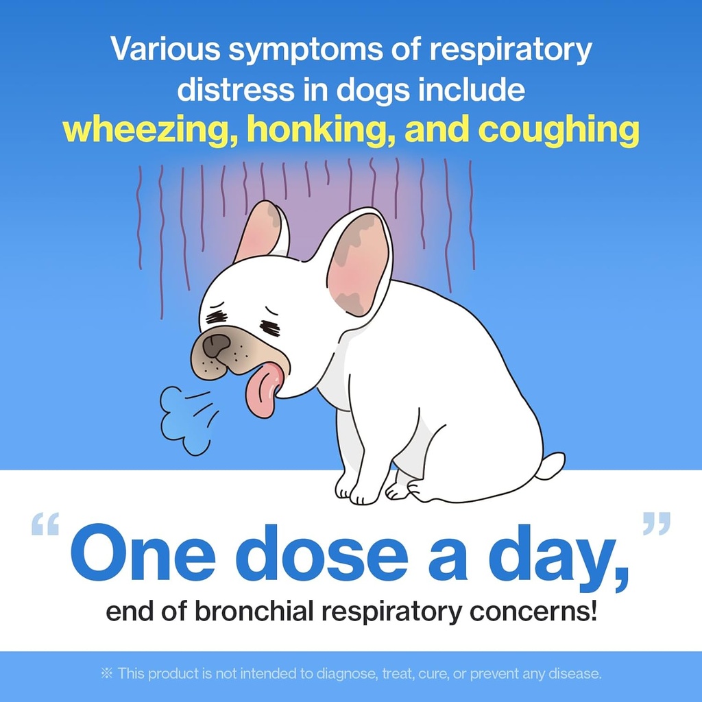 Doctor By Breath Bronchial Supplements for Dogs - Dog Cough Relief - for Dry, Wet & Barkly Pet Cough (8.5 Ounce (Pack of 1)) 4