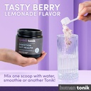 Synbio Tonik Prebiotics and Probiotics Powder | Berry Lemonade | Probiotics for Digestive Health | Daily Supplement | Improve Digestion and Bowel Motions | Boost Energy and Clarity | 4