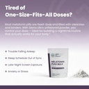 Melatonin | Natural Sleep Aid Bulk Powder | Custom Dose 2mg - 5mg Replace Capsules (100g - 50,000 Doses) 4