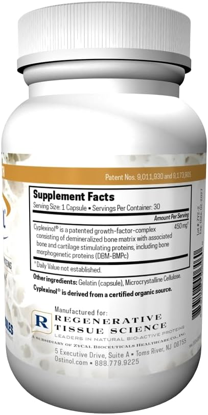 Ostinol Maximum Strength 450mg - Bone & Joint Supplement | Stem Cell Activation Certified | Bio Active Protein Complex for Moderate Bone Loss & Moderate Joint Disfunction - 30 Capsules 3