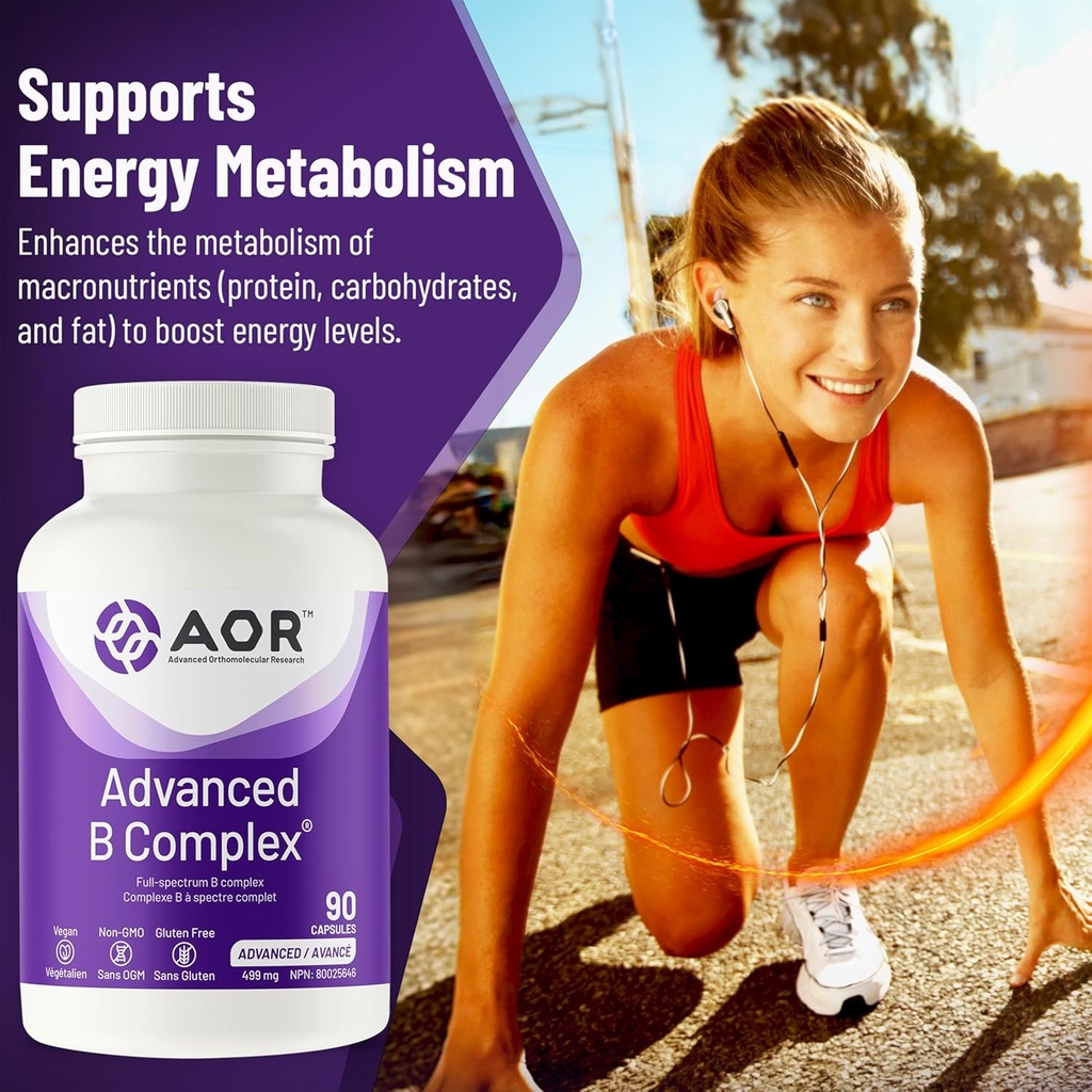 AOR Advanced B Complex, 90 CT 3
