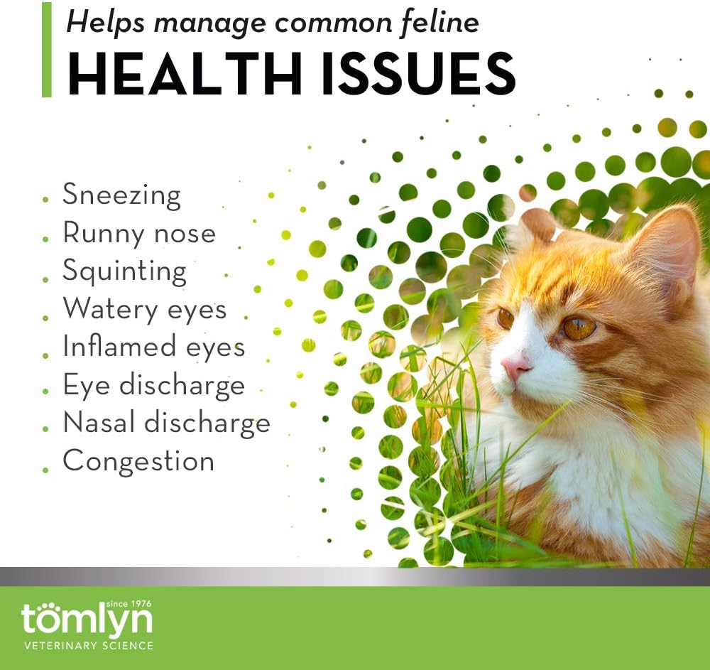 Tomlyn Immune Support Daily L-Lysine Supplement, Fish-Flavored Lysine Powder for Cats and Kittens, 4 Pack 4