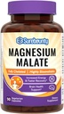 Magnesium Malate Capsules 410mg, Magnesium Supplement, Chelated, High Absorption, Energy Production & Contraction Support, Mineral for Children, Teenagers, and Adults, 90 Vegan Capsules 2