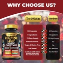 Red Vine Leaf Extract Supplement - 7in1 Formula - Combine with Horse Chestnut, Beet Root, Acai Berry, Hawthorn Berry, Garlic, and Black Pepper - 150 Capsules for 75 Days Supply 5