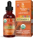 USDA Organic Toddler Vitamin C Drops | Organic Vitamin C Liquid Drops for Toddlers & Babies Ages 1-3 Years | Supports Healthy Immune System | Vegan | Non-GMO | Gluten Free | 60 Servings 2