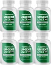 Urgent Liver 911 Herbal Liver Support Supplement Liver Cleanse Detox & Repair Formula with Milk Thistle Silymarin Dandelion Root and Artichoke Extract for Liver Health, 60 Capsules (6) 2
