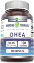 Amazing Formulas DHEA 100 mg Capsules | Supplement | Non-GMO | Gluten Free | Made in USA (1 Pack, 200 Count) 2