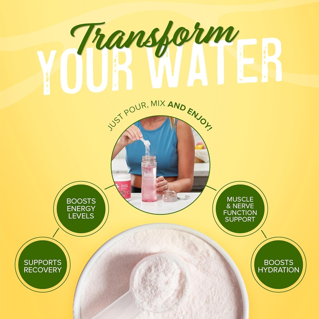 JUNP Electrolytes Powder No Sugar No Carbs – Lemonade Keto Electrolyte Drink Mix - Potassium & Salt Hydration Powder Electrolytes - Zero Calorie Sugar Free Electrolyte Powder, Kosher, 90 Servings 5