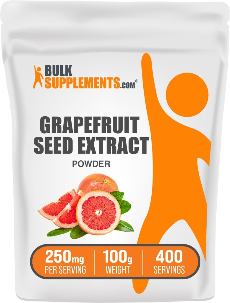 BulkSupplements.com Grapefruit Seed Extract Powder - Grapefruit Seed Supplements, Antioxidant Source - Herbal Supplement, Gluten Free, 250mg per Serving, 1kg (2.2 lbs) (Pack of 1) 2