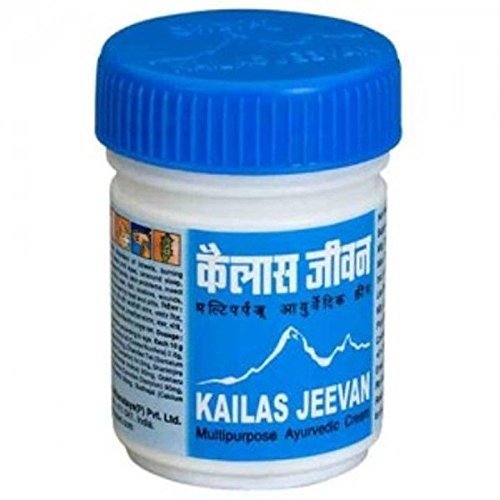 Pack of 3 Kailas Jeevan Jar 30 Gram Pack - Herbal Ayurvedic Multipurpose Anti-septic Cream 3