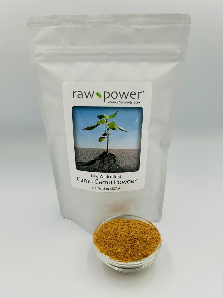 Raw Power Camu Camu Berry Powder, 8 oz (227g), raw, wildcrafted, 100% Pure, Non-GMO, Organics 2