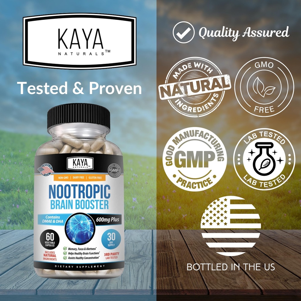 Nootropic Brain Booster - Enhance Focus & Memory