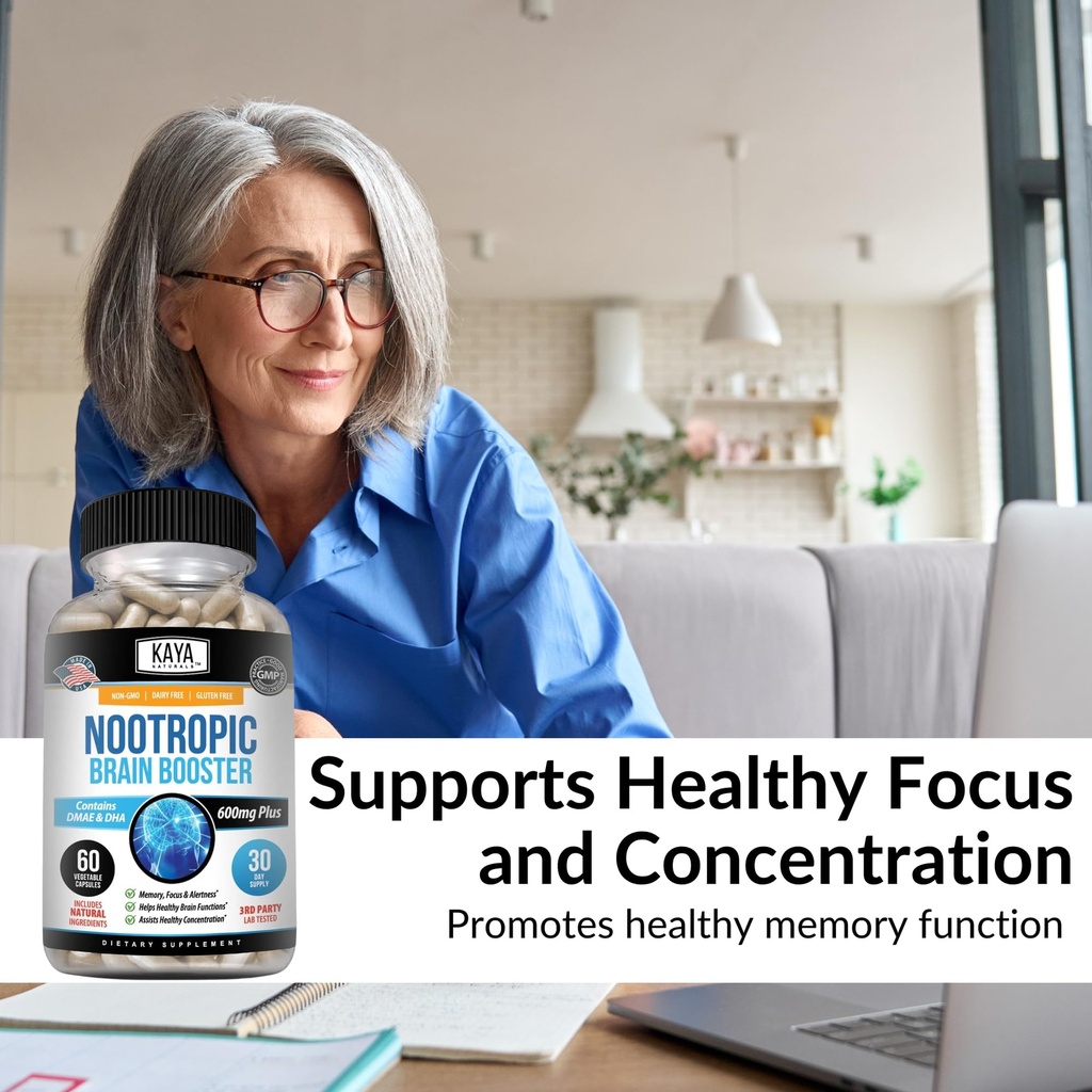 Nootropic Brain Booster - Enhance Focus & Memory