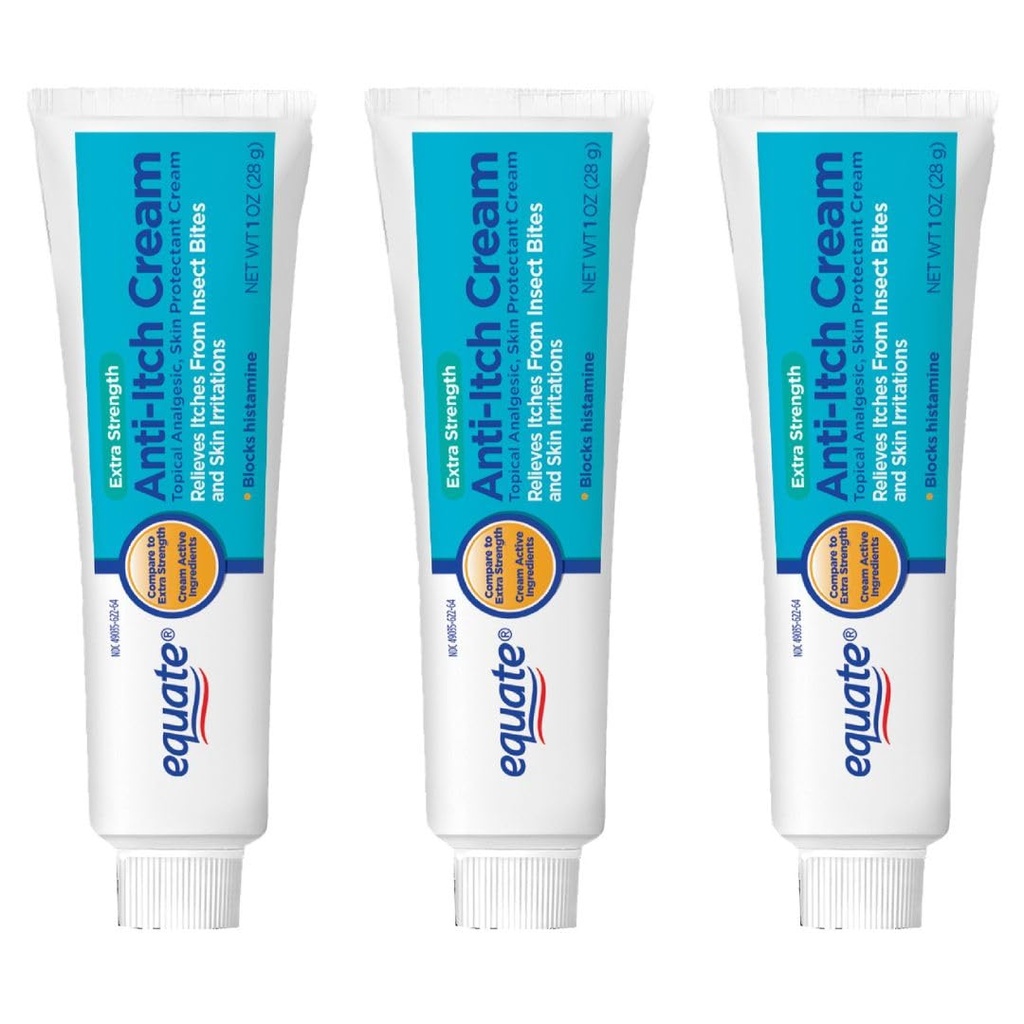 Crème anti-démangeaison et protectrice de la peau, 1 once (3 pack)