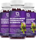 Glucosamine Chondroitin Gummies - 2- Pack, Extra Strength 1500mg Glucosamine avec MSM & Elderberry, Flexibilité Support, Meilleur Cartilage & Immune Support Supplément pour les hommes et les femmes - 180 Gummies