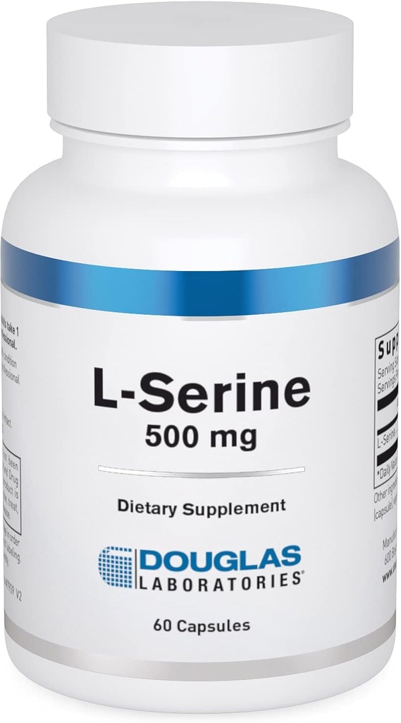 Douglas Laboratories L-Serine-Sérine - Supplément à l'acide amino pour la santé du coeur et du cerveau et l'édification musculaire*