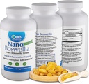 One Planet Nutrition Nano Boswellia 250 mg Capsules de légumes (120 portions), Boswellia serrata Resin, soutient la fonction cognitive pour la santé du cerveau, non-OGM, végétalien, sans gluten