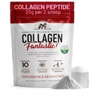 Poudre de peptides de collagène non aromatisée 2,2 lb – Protéine bovine à l'herbe pour articulations, os et peau – Collagène hydrolysé de type I et III – sans gluten, sans OGM et sans soja – 90 portions