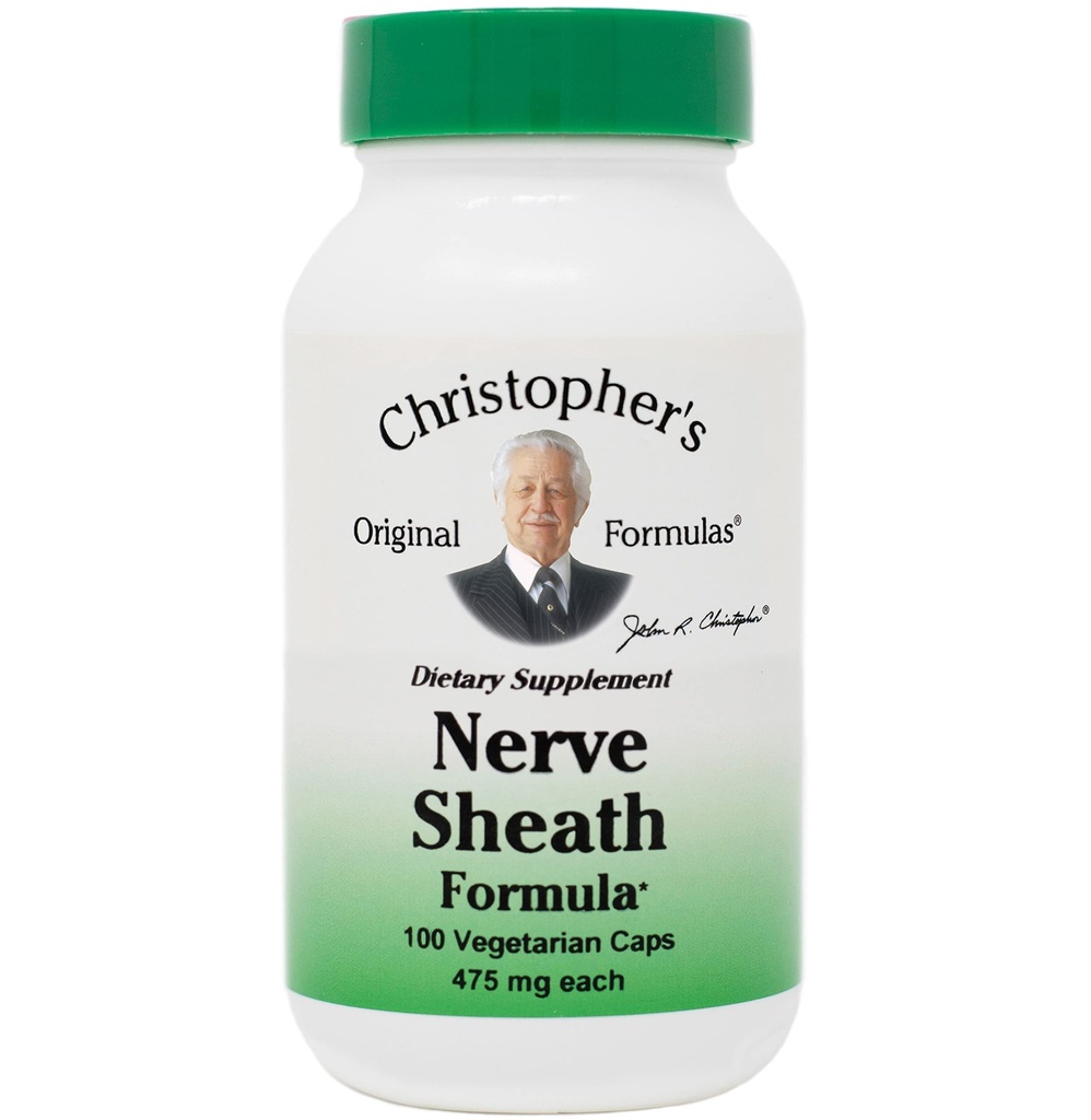 Christopher's Original Formulas Nerve Sheath Formula Capsule 100 ct.