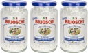 Brioschi [Pack 3 Italien Lemon aromatisé rafraîchissant Effervescent] Aide digestive, brûlures d'estomac, l'estomac relevé, l'indigestion acide.
