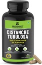 Cistanche biologique Tubulosa standardisée à 25% Echinacoside, 5% Acétoside avec Extrait Kali Musli 1000mg 3ème partie testée pour la force, la performance, la vitalité- 60 gélules