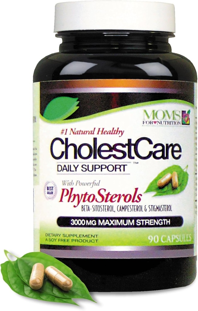 PlantSterols - CholestCare - 3000MG Résistance sans gluten - 90 capsules
