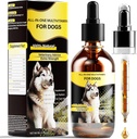 Multivitamine de chien liquide, 13-en-1 Vitamines de chien extra-fort pour améliorer le chien Digestive, immunitaire, peau, manteau, os, articulations santé, 60 ml Nature Vitamines de chien et suppléments pour tous les âges Tailles de race chien