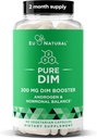Supplément DIM Pure 200 Mg pour les femmes ou les hommes – Supplément d'équilibre hormonal estrogène pour l'énergie, la fatigue, le stress, la ménopause, les éclairs chauds – BioPerine de biodisponibilité améliorée – 60 gélules Vegan Soft