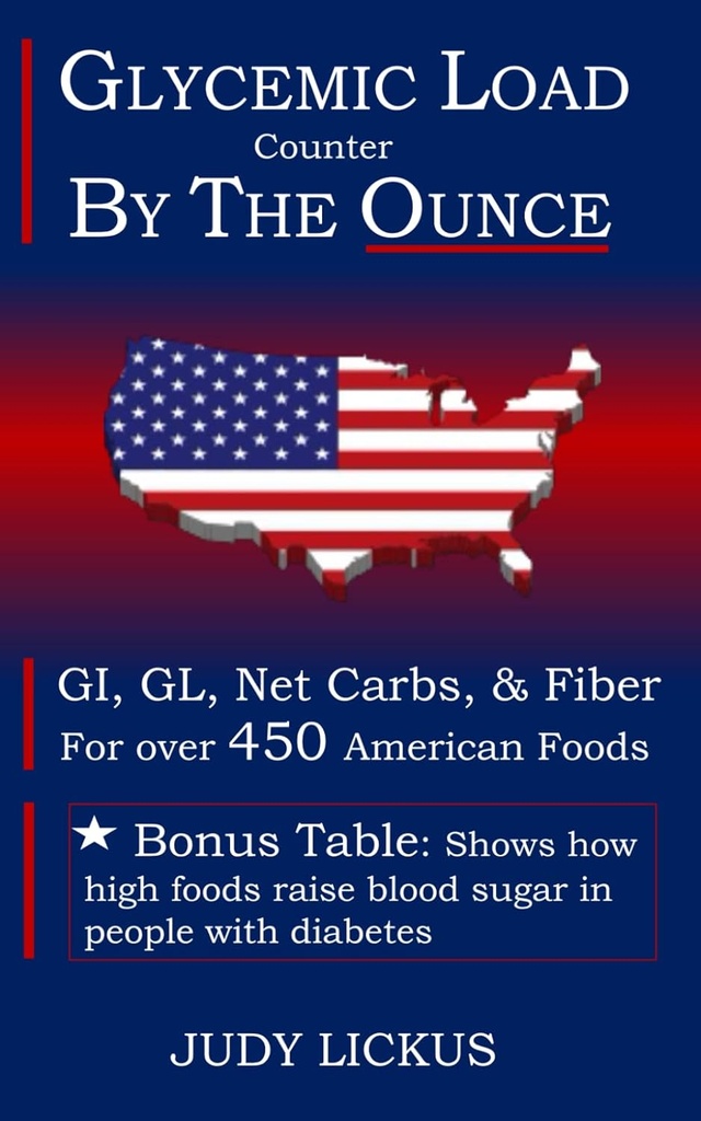 GLYCEMIC LOAD COUNTER: AVEC LES SERVICES PAR LE OUCE LE GUIDE POCKET À GI, GL, Net Carbs & Fibre pour plus de 450 aliments américains