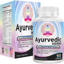 3-Month Ayurvedic Herbs Supplement 17-in-1 | Ayurveda Mind & Body Health Support | Men & Women | Ayurvedic Supplements | 90 Capsules