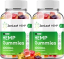 Gummies de chanvre Zen Leaf - avec extrait de chanvre Gummies de chanvre ZenLeaf Supplément à base de plantes Tinnitus, soutien à la santé et au bien-être, tout naturel Gummy de chanvre Zen Leaf (2 Pack - 120 Gummies)