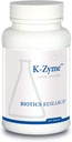 Recherche en biotique K ZymeTM Potassium, 99 milligrammes, soutient la fonction cardiovasculaire, équilibre électrolytique, transmission nerveuse, activité musculaire, superoxyde dismutase, catalase.100 Comprimés